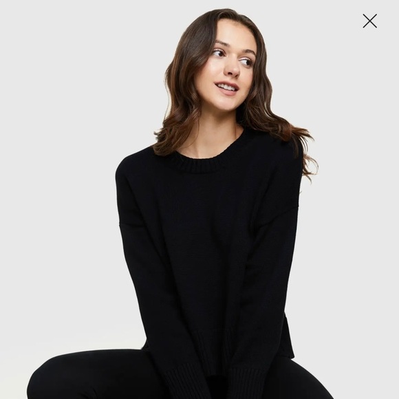 Quince Sweaters - NWT Quince Cotton Boyfriend Crewneck Sweater